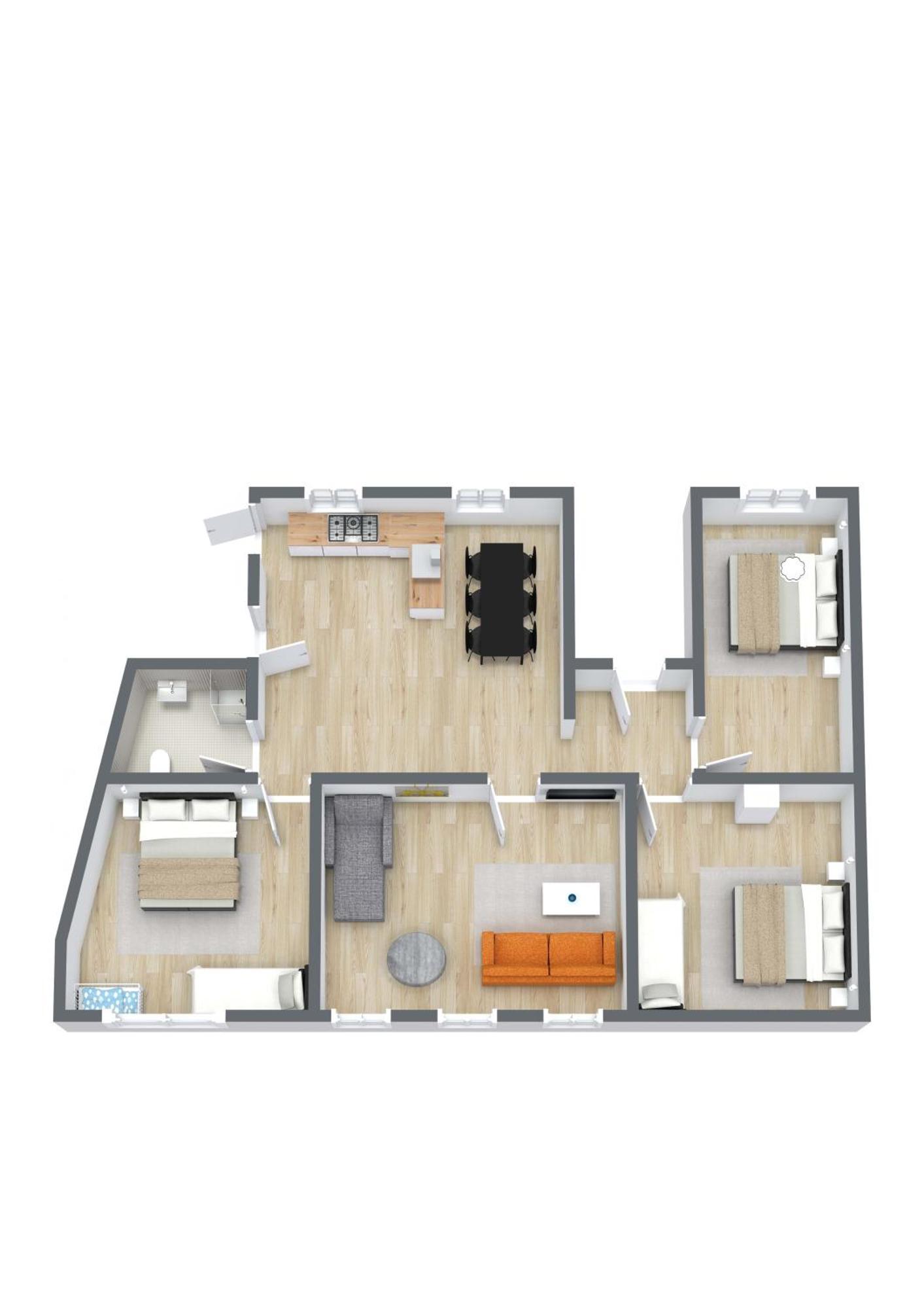 Large Apartment In Central Copenhagen By Tivoli Gardens Room photo